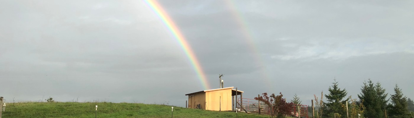 Double rainbow improves the view